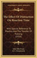 The Effect Of Distraction On Reaction Time