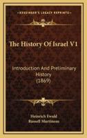 The History Of Israel V1
