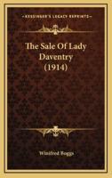 The Sale Of Lady Daventry (1914)