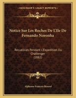 Notice Sur Les Roches De L'Ile De Fernando Noronha