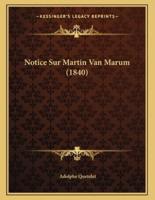 Notice Sur Martin Van Marum (1840)