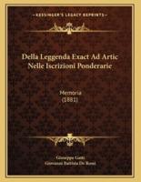 Della Leggenda Exact Ad Artic Nelle Iscrizioni Ponderarie