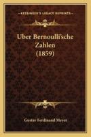 Uber Bernoulli'sche Zahlen (1859)