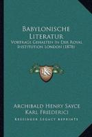 Babylonische Literatur