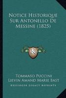 Notice Historique Sur Antonello De Messine (1825)