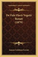De Fide Flavii Vegetii Renati (1879)