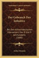 Der Gebrauch Des Infinitivs