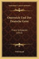 Osterreich Und Der Deutsche Geist