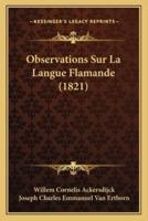 Observations Sur La Langue Flamande (1821)