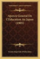 Apercu General De L'Education Au Japon (1905)