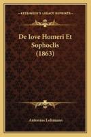 De Iove Homeri Et Sophoclis (1863)