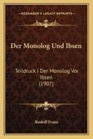 Der Monolog Und Ibsen