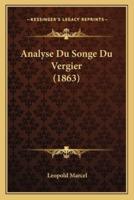 Analyse Du Songe Du Vergier (1863)