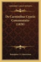 De Carminibus Cypriis Commentatio (1828)