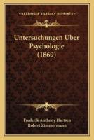 Untersuchungen Uber Psychologie (1869)