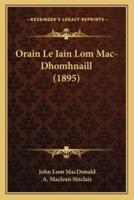 Orain Le Iain Lom Mac-Dhomhnaill (1895)