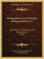 Monographien Zur Deutschen Kulturgeschichte V11