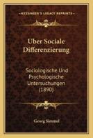 Uber Sociale Differenzierung