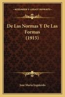 De Las Normas Y De Las Formas (1915)