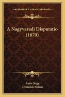 A Nagyvaradi Disputatio (1870)