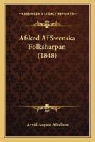 Afsked Af Swenska Folksharpan (1848)