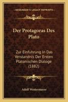 Der Protagoras Des Plato