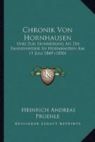 Chronik Von Hornhausen