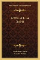 Lettres A Elisa (1894)