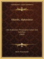 Alfarabi, Alpharabius
