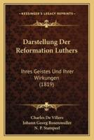 Darstellung Der Reformation Luthers
