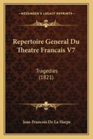 Repertoire General Du Theatre Francais V7