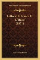 Lettres De France Et D'Italie (1871)