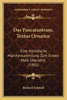Das Pancatantram, Textus Ornatior
