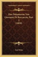 Das Dekameron Von Giovanni Di Boccaccio, Part 2 (1859)