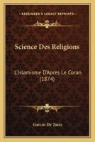 Science Des Religions