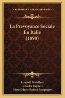 La Prevoyance Sociale En Italie (1898)