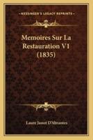 Memoires Sur La Restauration V1 (1835)