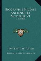 Biographie Nicoise Ancienne Et Moderne V1
