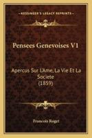 Pensees Genevoises V1