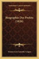 Biographie Des Prefets (1826)