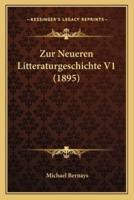 Zur Neueren Litteraturgeschichte V1 (1895)
