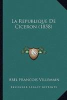 La Republique De Ciceron (1858)