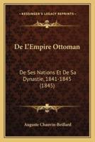 De L'Empire Ottoman