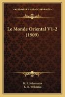 Le Monde Oriental V1-2 (1909)