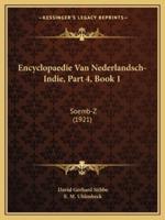 Encyclopaedie Van Nederlandsch-Indie, Part 4, Book 1