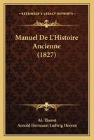 Manuel De L'Histoire Ancienne (1827)