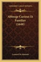 Abbrege Curieux Et Familier (1648)