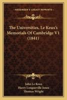 The Universities, Le Keux's Memorials Of Cambridge V1 (1841)