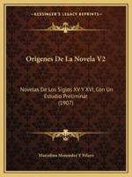 Origenes De La Novela V2