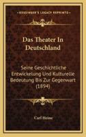 Das Theater In Deutschland